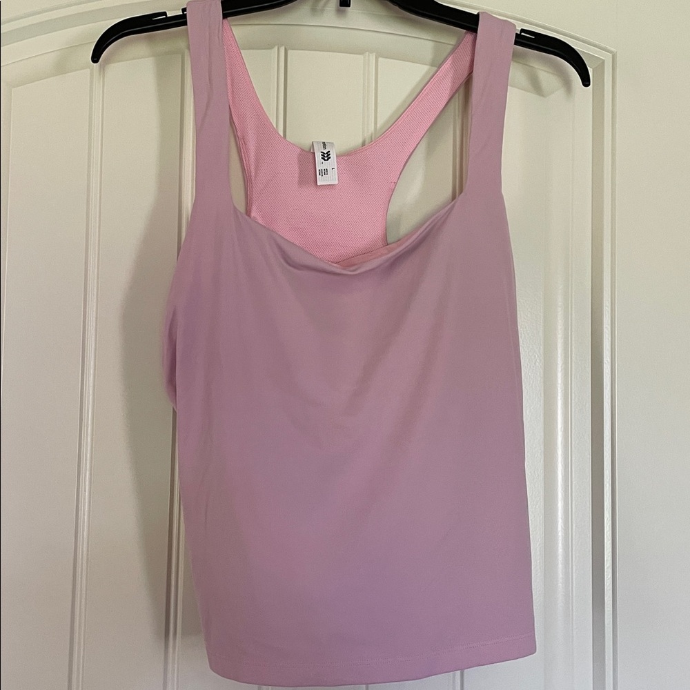 All in Motion Light Pink Mesh Tank Top